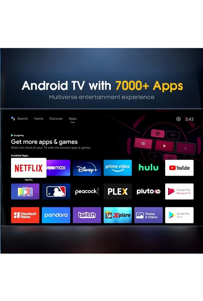 FlashHawk بروجيكتور 1000ANSI 4K - بروجيكتور مكتبي محمول بدقة 1080P FHD مع واي فاي وبلوتوث | تركيز تلقائي | عرض 300'' | نظام أندرويد الذكي للسينما المنزلية الداخلية/الخارجية - Image 4